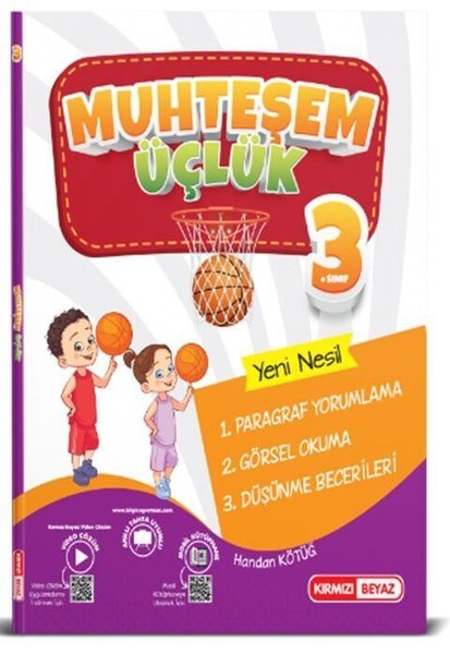 3. Sınıf Muhteşem Üçlük Paragraf Soru Bankası - Kolektif  - Kırmızı Beyaz Yayınları-Eğitim