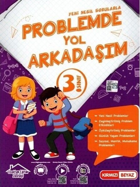 3. Sınıf Yeni Nesil Problemde Yol Arkadaşım - Kırmızı Beyaz Yayınları-Eğitim