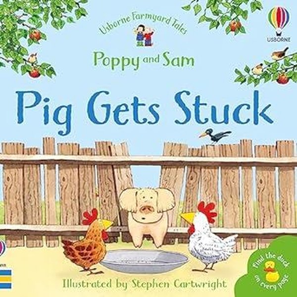 Farmyard Tales Stories Pig Gets Stuck (Farmyard Tales) - Kolektif  - Usborne