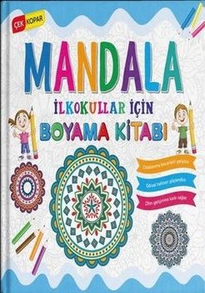 Mandala - İlkokullar İçin Boyama Kitabı - Çek Kopar - Kolektif  - Evrensel İletişim Yayınları