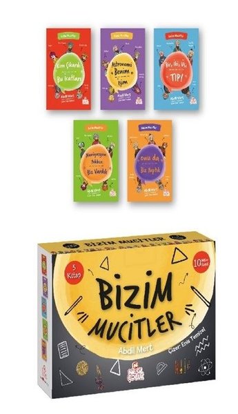 Bizim Mucitler Serisi Seti - 5 Kitap Takım - Abdil Mert - Nesil Çocuk Yayınları