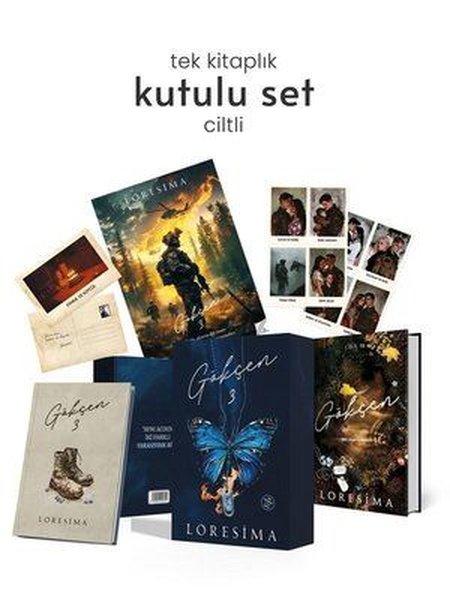 Gökçen 3 Seti - Tek Kitaplık Kutulu Set - Loresima  - Ephesus Yayınları