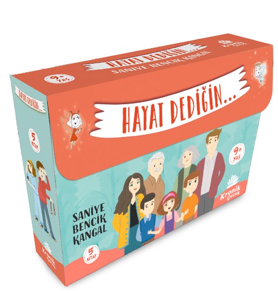 Hayat Dediğin Seti - 5 Kitap Takım - Kutulu - Saniye Bencik Kangal - Kronik Kitap