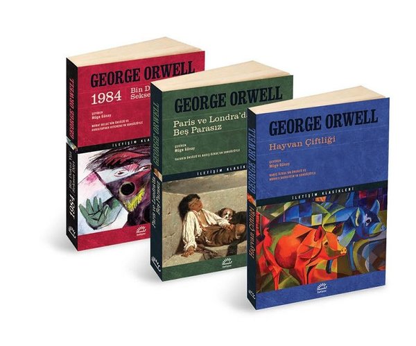 George Orwell Seti - 3 Kitap Takım - George Orwell - İletişim Yayınları