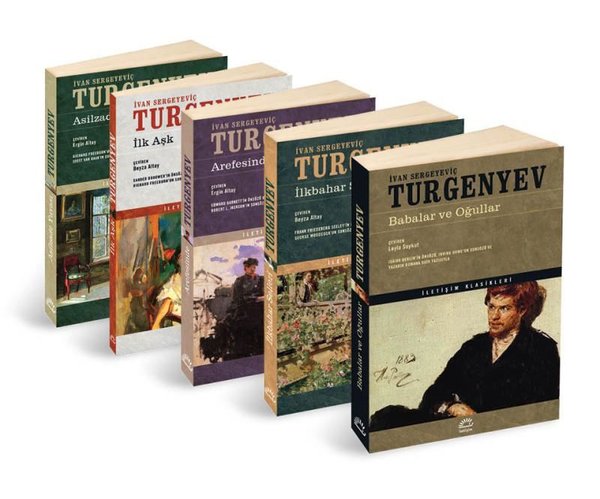 İvan Sergeyeviç Turgenyev Seti - 5 Kitap Takım - İvan Sergeyeviç - İletişim Yayınları