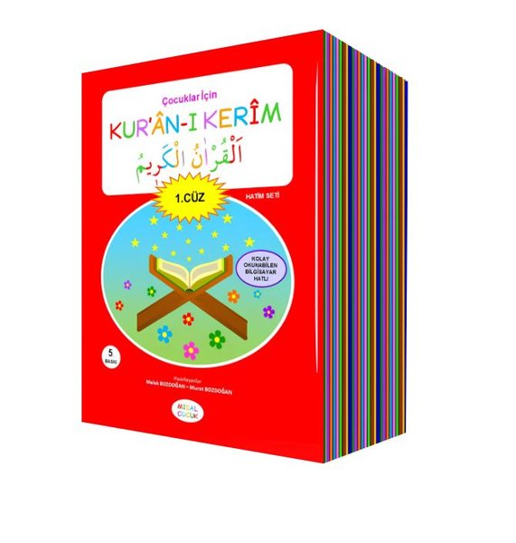 Çocuklar İçin Kur'an-ı Kerim Seti - 30 Kitap Takım - Melek Bozdoğan - Misal Çocuk Yayınları