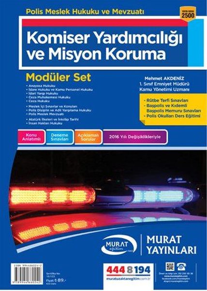 Polis Meslek Hukuku ve Mevzuatı Modüler Set 2500