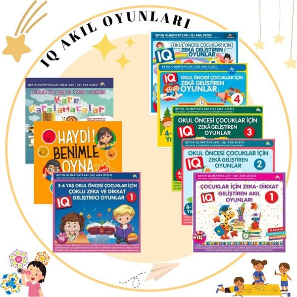 3-7 Yaş Çocuklar İçin IQ Zeka ve Dikkat Geliştiren Oyunlar