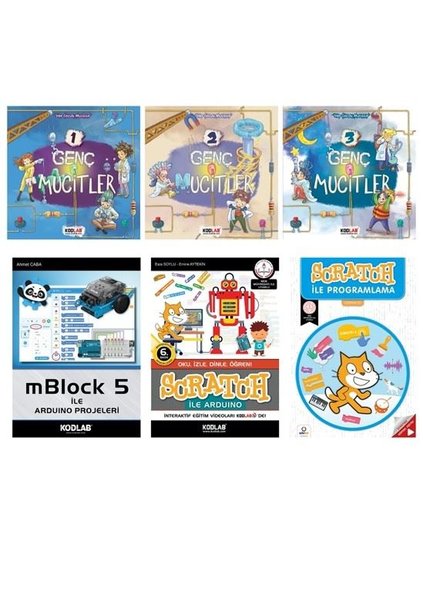 Genç Mucitler Seti 4-6 Kitap Takım