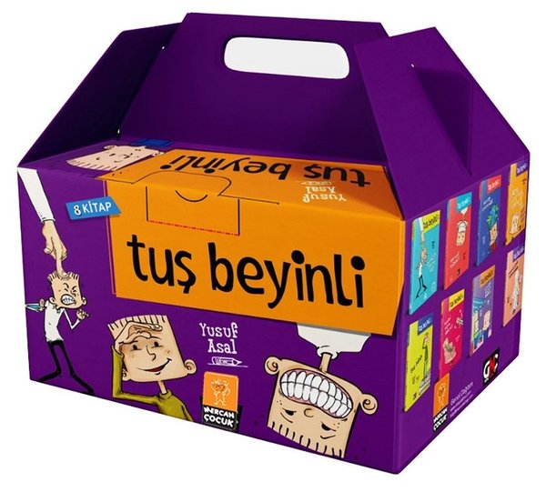Tuş Beyinli Serisi Seti - 8 Kitap Takım - Kutulu
