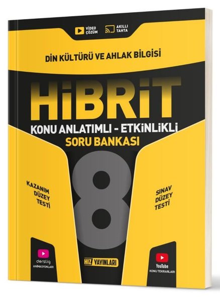 Hız Yayınları 8. Sınıf Din Kültürü Hibrit Soru Bankası