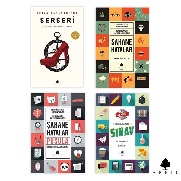 April İnteraktif Seti - 4 Kitap Takım