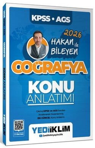 2026 KPSS AGS Coğrafya Konu Anlatımı Yediiklim Yayınları