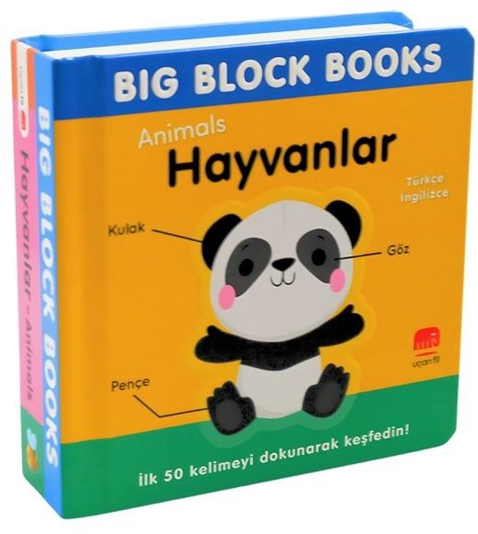 Hayvanlar (Animals) Big Block Books Türkçe - İngilizce