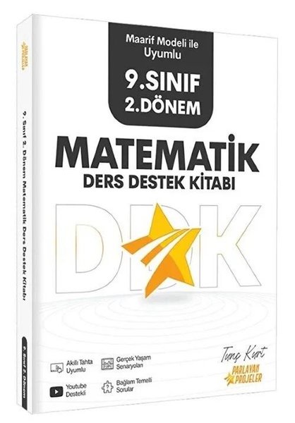 9. Sınıf 2. Dönem Matematik Ddk Ders Destek Kitabı - Tunç Kurt Parlayan Projeler