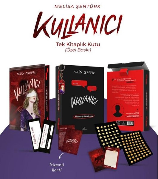 Kullanıcı - Tek Kitaplık Yan Boyamalı Kutu