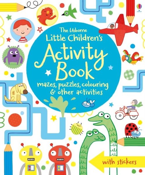 Little Children's Activity Book: Mazes Puzzles and Colouring - Usborne - Image 1