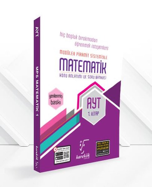 AYT Matematik 1.Kitap YKS 2.Oturum - Karekök Eğitim Yayınları - Image 1