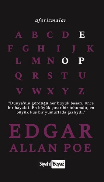 Edgar Allan Poe – Aforizmalar - Siyah Beyaz - Image 1