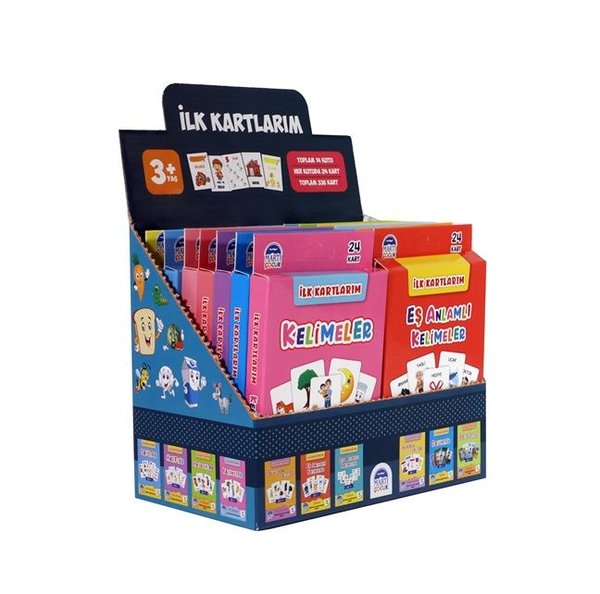 İlk Kartlarım Öğrenme Seti - 14 Kutu Takım - Martı Yayınları Yayınevi - Image 1