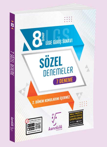 2023 8.Sınıf LGS 1.Dönem Sözel Deneme 7'li - Karekök Eğitim Yayınları - Image 1