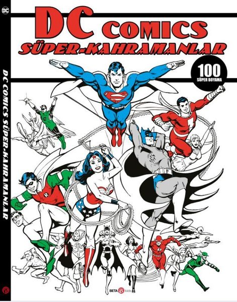 DC Comics - Süper Kahramanlar 100 Süper Boyama - Beta Kids - Image 1