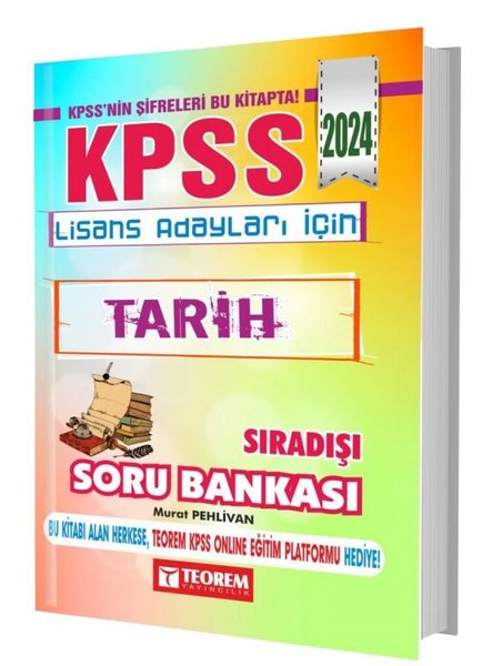 2024 KPSS Lisans Tarih Sıradışı Soru Bankası - Teorem Yayınları - Image 1