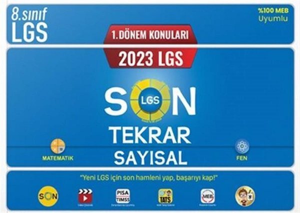 2023 8.Sınıf LGS 1.Dönem Sayısal Son Tekrar - Tonguç Akademi - Image 1