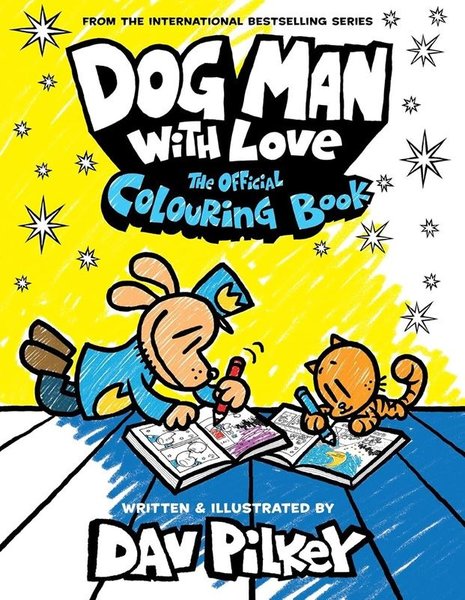 Dog Man With Love: The Official Colouring Book - Billy Cross- Author - Image 1