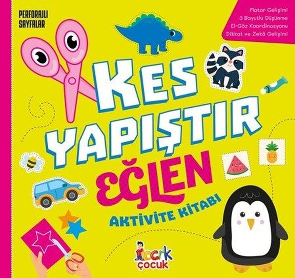 Kes Yapıştır Eğlen Aktivite Kitabı - Bıcırık Yayınları - Image 1