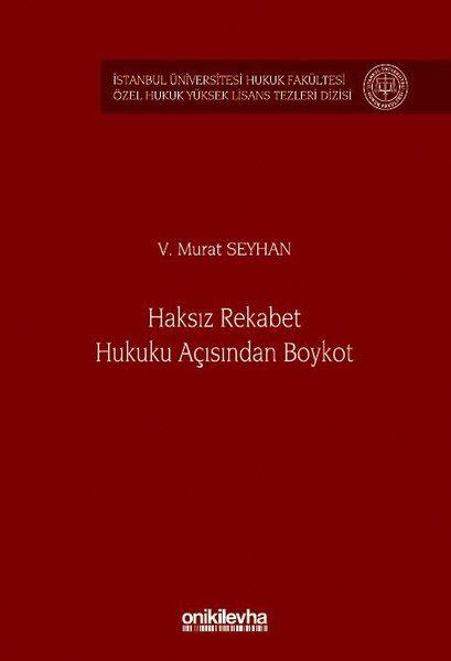 Haksız Rekabet Hukuku Açısından Boykot - On İki Levha Yayıncılık - Image 1