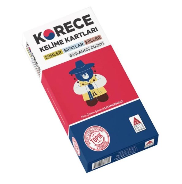 Korece Kelime Kartları - İsimler, Sıfatlar, Fiiller Başlangıç Düzeyi - Delta Kültür-Eğitim - Image 1