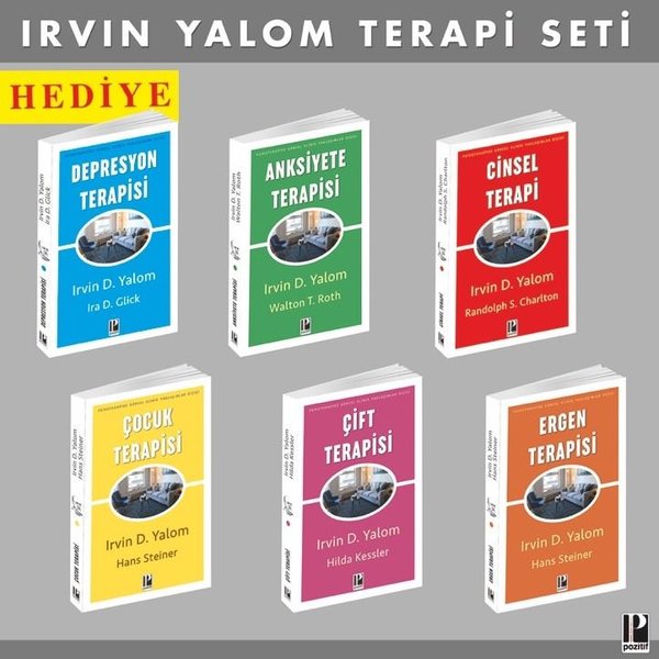 Irvin D. Yalom Kutulu Terapi Seti - 6 Kitap Takım - Pozitif Yayıncılık - Image 1