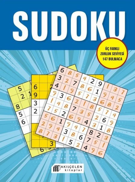 Sudoku - Üç Farklı Zorluk Seviyesi 147 Bulmaca - Akılçelen Kitaplar - Image 1