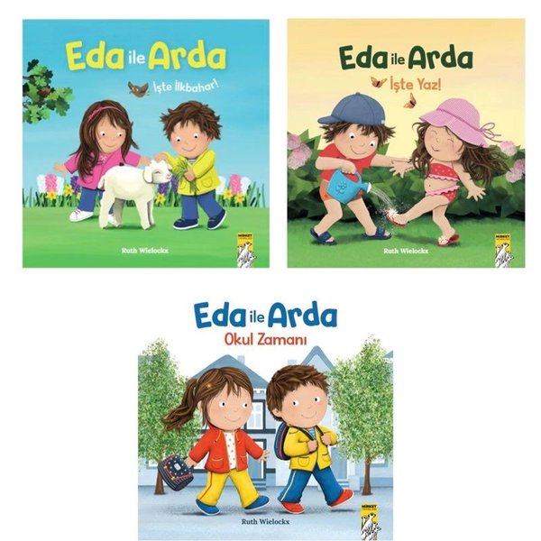 Eda İle Arda Konuşma Seti - 3 Kitap Takım - Mirket Yayınları - Image 1
