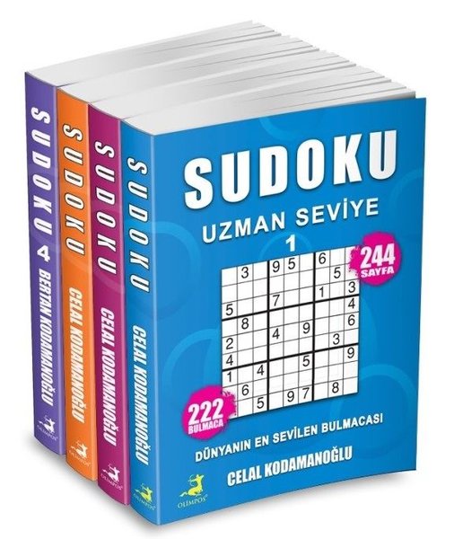 Sudoku Uzman Seviye Seti - 4 Kitap Takım